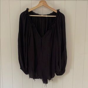 Isabel Marant Black Boho Blouse